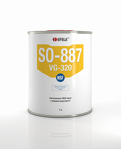 Синтетическое (ПАО) масло с пищевым допуском H1 EFELE SO-887